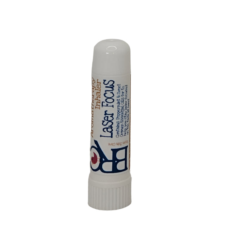 By Robin Creations Laser Focus Aromatherapy Inhaler Aromatherapy Dark Gray Plastic - without a keychain