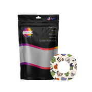 Peelz Monster Mash Dexcom G7 and Stelo Patch Tape - Pump Peelz Patch Medical Tape White Smoke 12-Pack (Set of 12 Patches),4-Pack (Set of 4 Patches),1-Single (1 Single Patch)