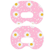Peelz Spring Daisy Medtronic Guardian Connect Patch Tape - Pump Peelz Patch Medical Tape White Smoke 12-Pack (Set of 12 Patches),4-Pack (Set of 4 Patches),1-Single (1 Single Patch)
