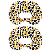 Peelz Golden Leopard Medtronic Guardian Connect Patch Tape - Pump Peelz Patch Medical Tape White Smoke 12-Pack (Set of 12 Patches),4-Pack (Set of 4 Patches),1-Single (1 Single Patch)