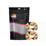 Peelz Pumpkin Boo Medtronic Guardian Connect Patch Tape - Pump Peelz Patch Medical Tape White Smoke 12-Pack (Set of 12 Patches),4-Pack (Set of 4 Patches),1-Single (1 Single Patch)