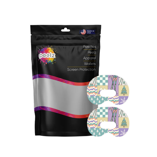 Peelz Après Ski Medtronic Guardian Connect Patch Tape - Pump Peelz Patch Medical Tape White Smoke 12-Pack (Set of 12 Patches),4-Pack (Set of 4 Patches),1-Single (1 Single Patch)