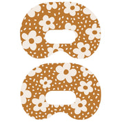 Peelz Caramel Daisies Medtronic Guardian Connect Patch Tape - Pump Peelz Patch Medical Tape White Smoke 12-Pack (Set of 12 Patches),4-Pack (Set of 4 Patches),1-Single (1 Single Patch)