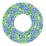 Peelz Blue Blooms Freestyle Libre 2 Patch Tape - Pump Peelz Patch Medical Tape White Smoke 12-Pack Libre 2 (Set of 12 Patches),4-Pack Libre 2 (Set of 4 Patches),1-Single (1 Single Patch)
