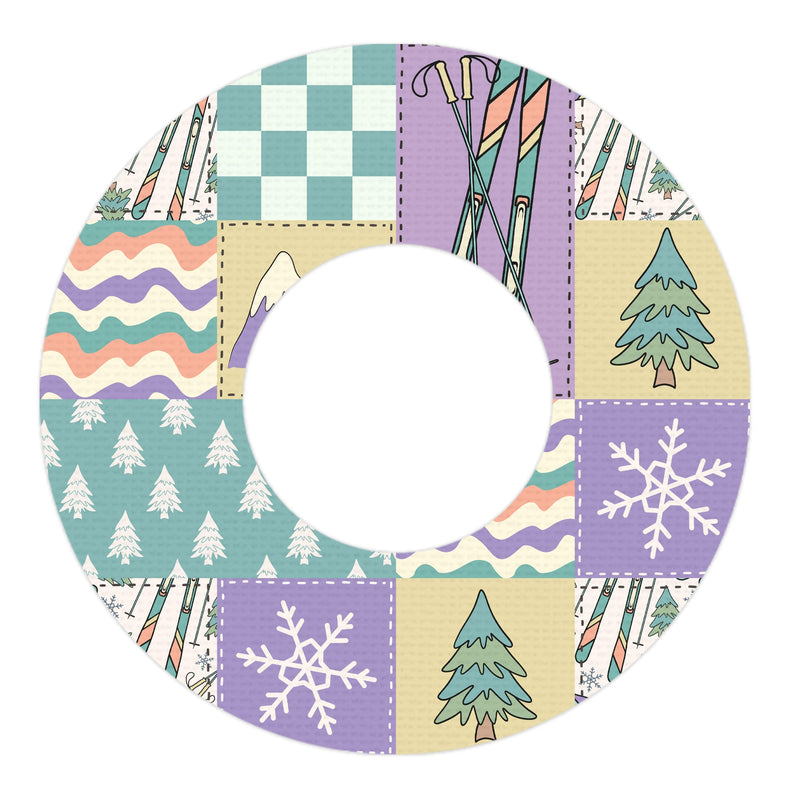 Peelz Après Ski Freestyle Libre 2 Patch Tape - Pump Peelz Patch Medical Tape White Smoke 12-Pack Libre 2 (Set of 12 Patches),4-Pack Libre 2 (Set of 4 Patches),1-Single (1 Single Patch)