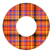 Peelz Pumpkin Plaid Freestyle Libre 2 Patch Tape - Pump Peelz Patch Medical Tape White Smoke 12-Pack Libre 2 (Set of 12 Patches),4-Pack Libre 2 (Set of 4 Patches),1-Single (1 Single Patch)