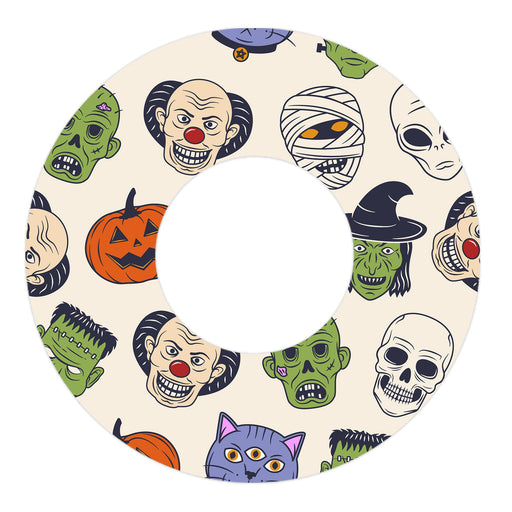 Peelz Monster Mash Freestyle Libre 2 Patch Tape - Pump Peelz Patch Medical Tape White Smoke 12-Pack Libre 2 (Set of 12 Patches),4-Pack Libre 2 (Set of 4 Patches),1-Single (1 Single Patch)