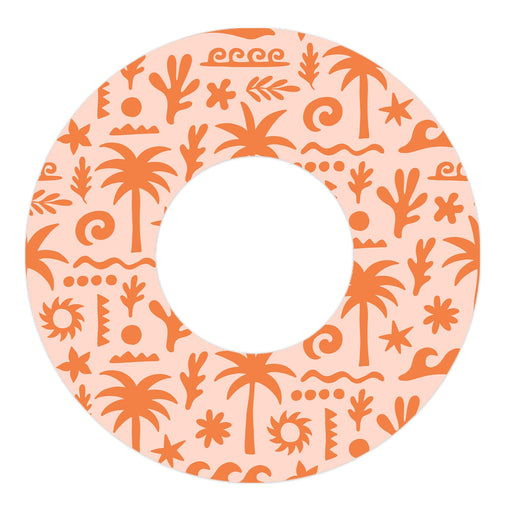 Peelz Terracotta Tides Freestyle Libre 2 Patch Tape - Pump Peelz Patch Medical Tape White Smoke 12-Pack Libre 2 (Set of 12 Patches),4-Pack Libre 2 (Set of 4 Patches),1-Single (1 Single Patch)