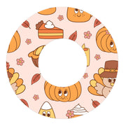 Peelz Cozy Harvest Freestyle Libre 2 Patch Tape - Pump Peelz Patch Medical Tape White Smoke 12-Pack Libre 2 (Set of 12 Patches),4-Pack Libre 2 (Set of 4 Patches),1-Single (1 Single Patch)