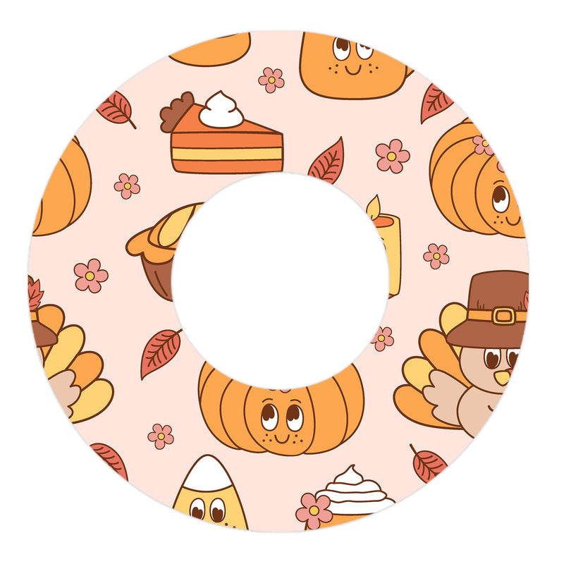 Peelz Cozy Harvest Freestyle Libre 2 Patch Tape - Pump Peelz Patch Medical Tape White Smoke 12-Pack Libre 2 (Set of 12 Patches),4-Pack Libre 2 (Set of 4 Patches),1-Single (1 Single Patch)