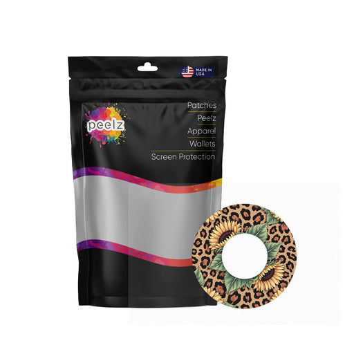 Peelz Wild Sunflower Freestyle Libre 2 Patch Tape - Pump Peelz Patch Medical Tape White Smoke 12-Pack Libre 2 (Set of 12 Patches),4-Pack Libre 2 (Set of 4 Patches),1-Single (1 Single Patch)