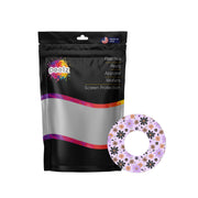 Peelz Batty Blooms Freestyle Libre 2 Patch Tape - Pump Peelz Patch Medical Tape White Smoke 12-Pack Libre 2 (Set of 12 Patches),4-Pack Libre 2 (Set of 4 Patches),1-Single (1 Single Patch)