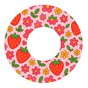 Peelz Strawberry Garden Freestyle Libre 2 Patch Tape - Pump Peelz Patch Medical Tape White Smoke 12-Pack Libre 2 (Set of 12 Patches),4-Pack Libre 2 (Set of 4 Patches),1-Single (1 Single Patch)