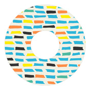 Peelz Colorful Sticks FreeStyle Libre 3 Plus & Lingo  Patch Tape - Pump Peelz Patch Medical Tape White Smoke 12-Pack (Set of 12 Patches),4-Pack (Set of 4 Patches),1-Single (1 Single Patch)