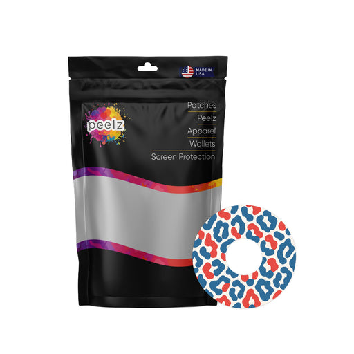 Peelz Freedom Fur FreeStyle Libre 3 Plus & Lingo  Patch Tape - Pump Peelz Patch Medical Tape White Smoke 12-Pack (Set of 12 Patches),4-Pack (Set of 4 Patches),1-Single (1 Single Patch)