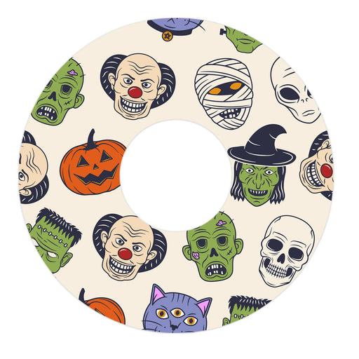 Peelz Monster Mash FreeStyle Libre 3 Plus & Lingo  Patch Tape - Pump Peelz Patch Medical Tape White Smoke 12-Pack (Set of 12 Patches),4-Pack (Set of 4 Patches),1-Single (1 Single Patch)