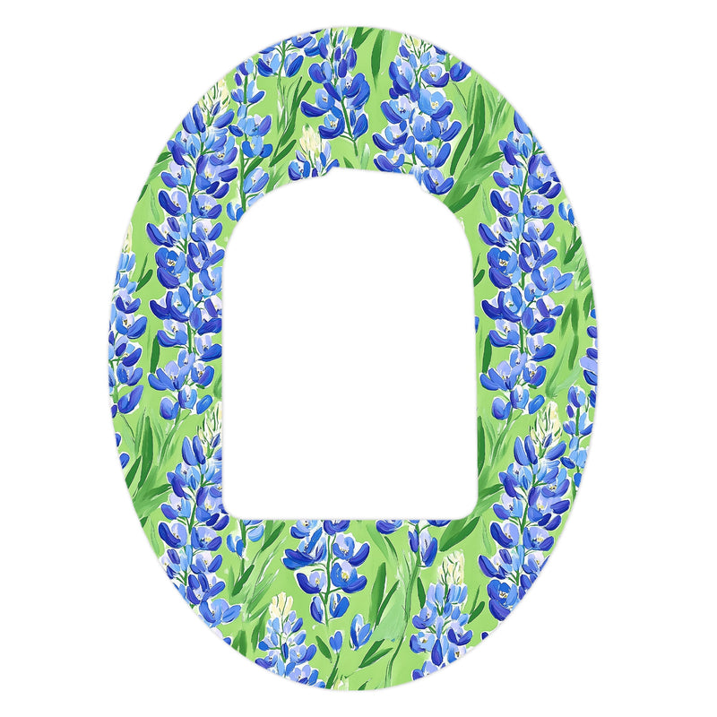 Peelz Blue Blooms Pod Patch Tape – Pump Peelz Patch Medical Tape White Smoke 12-Pack (Set of 12 Patches),4-Pack (Set of 4 Patches),1-Single (One Patch)