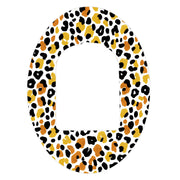 Peelz Golden Leopard Pod Patch Tape - Pump Peelz Patch Medical Tape White Smoke 12-Pack (Set of 12 Patches),4-Pack (Set of 4 Patches),1-Single (One Patch)