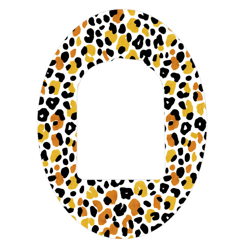 Peelz Golden Leopard Pod Patch Tape - Pump Peelz Patch Medical Tape White Smoke 12-Pack (Set of 12 Patches),4-Pack (Set of 4 Patches),1-Single (One Patch)