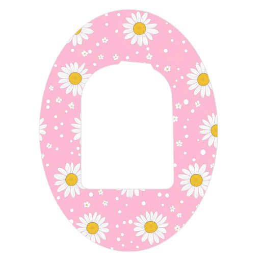 Peelz Spring Daisy Pod Patch Tape - Pump Peelz Patch Medical Tape White Smoke 12-Pack (Set of 12 Patches),4-Pack (Set of 4 Patches),1-Single (One Patch)