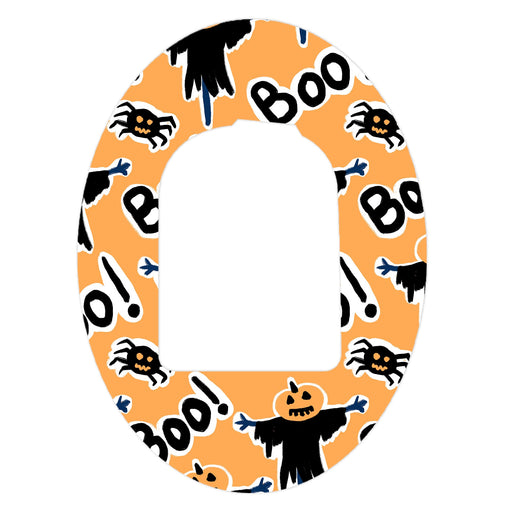 Peelz Pumpkin Boo Pod Patch Tape - Pump Peelz Patch Medical Tape White Smoke 12-Pack (Set of 12 Patches),4-Pack (Set of 4 Patches),1-Single (One Patch)