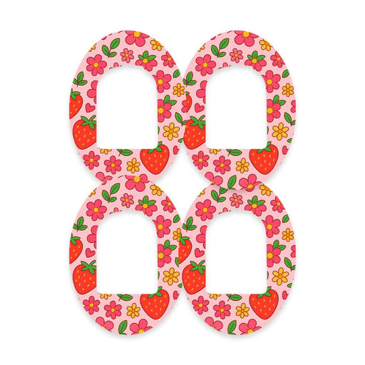 Peelz Strawberry Garden Pod Patch Tape - Pump Peelz Patch Medical Tape White Smoke 12-Pack (Set of 12 Patches),4-Pack (Set of 4 Patches),1-Single (One Patch)