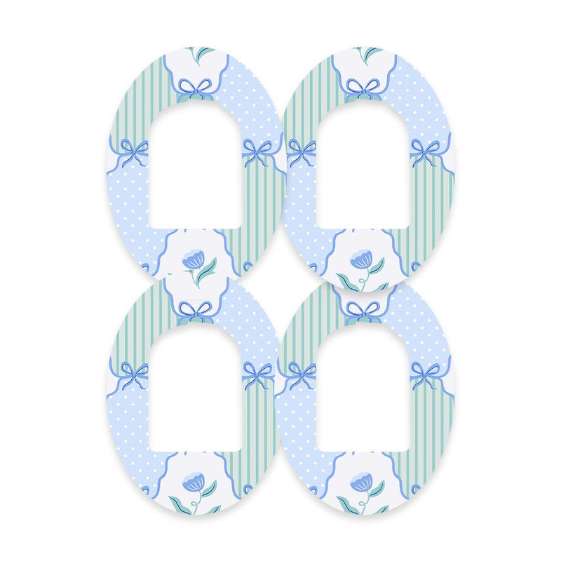 Peelz Cottage Bows Pod Patch Tape - Pump Peelz Patch Medical Tape White Smoke 12-Pack (Set of 12 Patches),4-Pack (Set of 4 Patches),1-Single (One Patch)