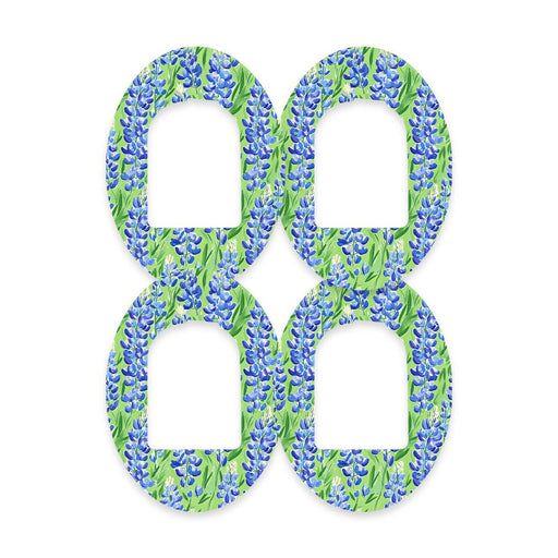 Peelz Blue Blooms Pod Patch Tape – Pump Peelz Patch Medical Tape White Smoke 12-Pack (Set of 12 Patches),4-Pack (Set of 4 Patches),1-Single (One Patch)