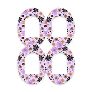Peelz Batty Blooms Pod Patch Tape - Pump Peelz Patch Medical Tape White Smoke 12-Pack (Set of 12 Patches),4-Pack (Set of 4 Patches),1-Single (One Patch)