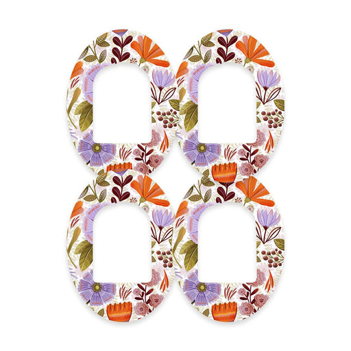 Peelz Autumn Meadow Pod Patch Tape - Pump Peelz Patch Medical Tape White Smoke 12-Pack (Set of 12 Patches),4-Pack (Set of 4 Patches),1-Single (One Patch)