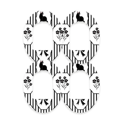 Peelz Midnight Cat Pod Patch Tape - Pump Peelz Patch Medical Tape White Smoke 12-Pack (Set of 12 Patches),4-Pack (Set of 4 Patches),1-Single (One Patch)