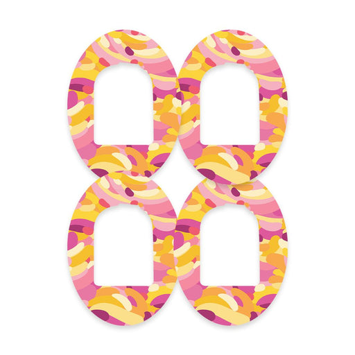 Peelz Jelly Swirl Pod Patch Tape - Pump Peelz Patch Medical Tape White Smoke 12-Pack (Set of 12 Patches),4-Pack (Set of 4 Patches),1-Single (One Patch)