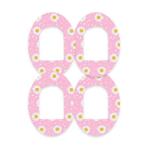Peelz Spring Daisy Pod Patch Tape - Pump Peelz Patch Medical Tape White Smoke 12-Pack (Set of 12 Patches),4-Pack (Set of 4 Patches),1-Single (One Patch)