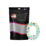 Peelz Colorful Sticks Pod Patch Tape - Pump Peelz Patch Medical Tape White Smoke 12-Pack (Set of 12 Patches),4-Pack (Set of 4 Patches),1-Single (One Patch)