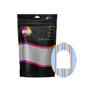 Peelz Boardwalk Waves Pod Patch Tape - Pump Peelz Patch Medical Tape White Smoke 12-Pack (Set of 12 Patches),4-Pack (Set of 4 Patches),1-Single (One Patch)
