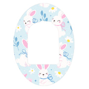 Peelz Sweet Bunnies Pod Patch Tape - Pump Peelz Patch Medical Tape White Smoke 12-Pack (Set of 12 Patches),4-Pack (Set of 4 Patches),1-Single (One Patch)