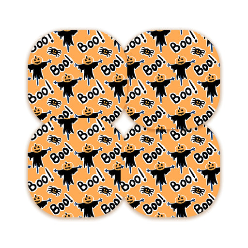 Peelz Pumpkin Boo Overpatch Tape - Pump Peelz Patch Medical Tape White Smoke 12-Pack (Set of 12 Patches),4-Pack (Set of 4 Patches),1-Single (One Patch)
