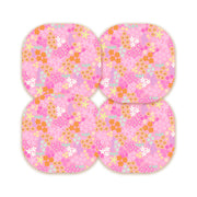 Peelz Pink Petals Overpatch Tape - Pump Peelz Patch Medical Tape Pink 12-Pack (Set of 12 Patches),4-Pack (Set of 4 Patches),1-Single (One Patch)