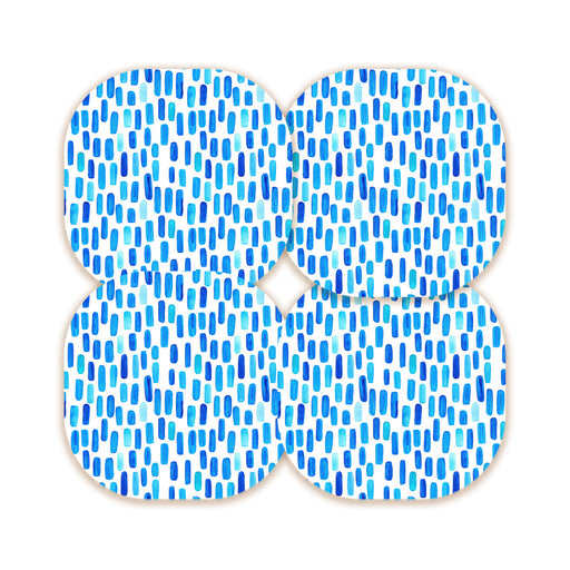 Peelz Level Lines Overpatch Tape - Pump Peelz Patch Medical Tape Light Cyan 12-Pack (Set of 12 Patches),4-Pack (Set of 4 Patches),1-Single (One Patch)