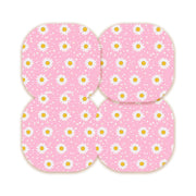 Peelz Spring Daisy Overpatch Tape - Pump Peelz Patch Medical Tape Pink 12-Pack (Set of 12 Patches),4-Pack (Set of 4 Patches),1-Single (One Patch)