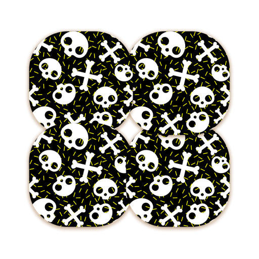 Peelz Bone Pop Overpatch Tape - Pump Peelz Patch Medical Tape Black 12-Pack (Set of 12 Patches),4-Pack (Set of 4 Patches),1-Single (One Patch)