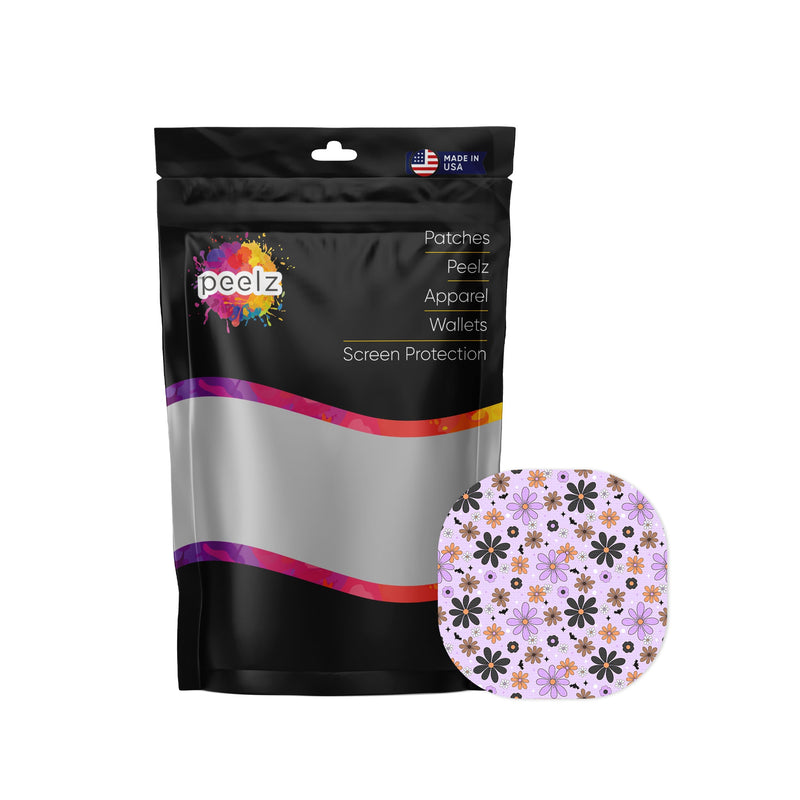 Peelz Batty Blooms Overpatch Tape - Pump Peelz Patch Medical Tape White Smoke 12-Pack (Set of 12 Patches),4-Pack (Set of 4 Patches),1-Single (One Patch)