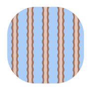 Peelz Boardwalk Waves Overpatch Tape - Pump Peelz Patch Medical Tape Light Blue 12-Pack (Set of 12 Patches),4-Pack (Set of 4 Patches),1-Single (One Patch)