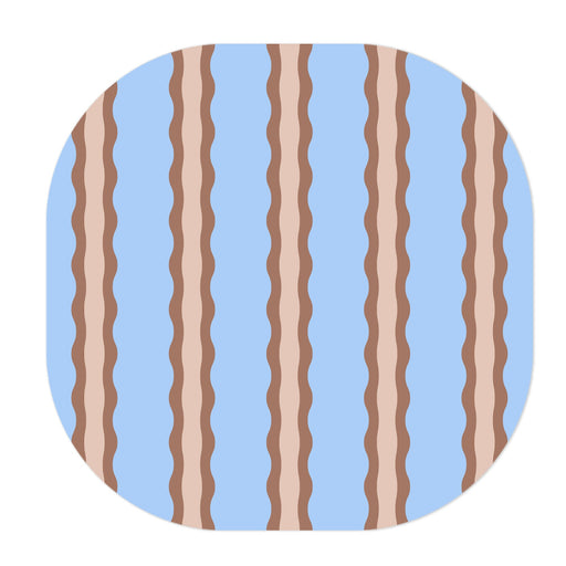 Peelz Boardwalk Waves Overpatch Tape - Pump Peelz Patch Medical Tape Light Blue 12-Pack (Set of 12 Patches),4-Pack (Set of 4 Patches),1-Single (One Patch)