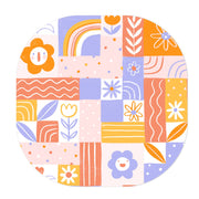 Peelz Wildflower Doodle Overpatch Tape - Pump Peelz Patch Medical Tape White Smoke 12-Pack (Set of 12 Patches),4-Pack (Set of 4 Patches),1-Single (One Patch)