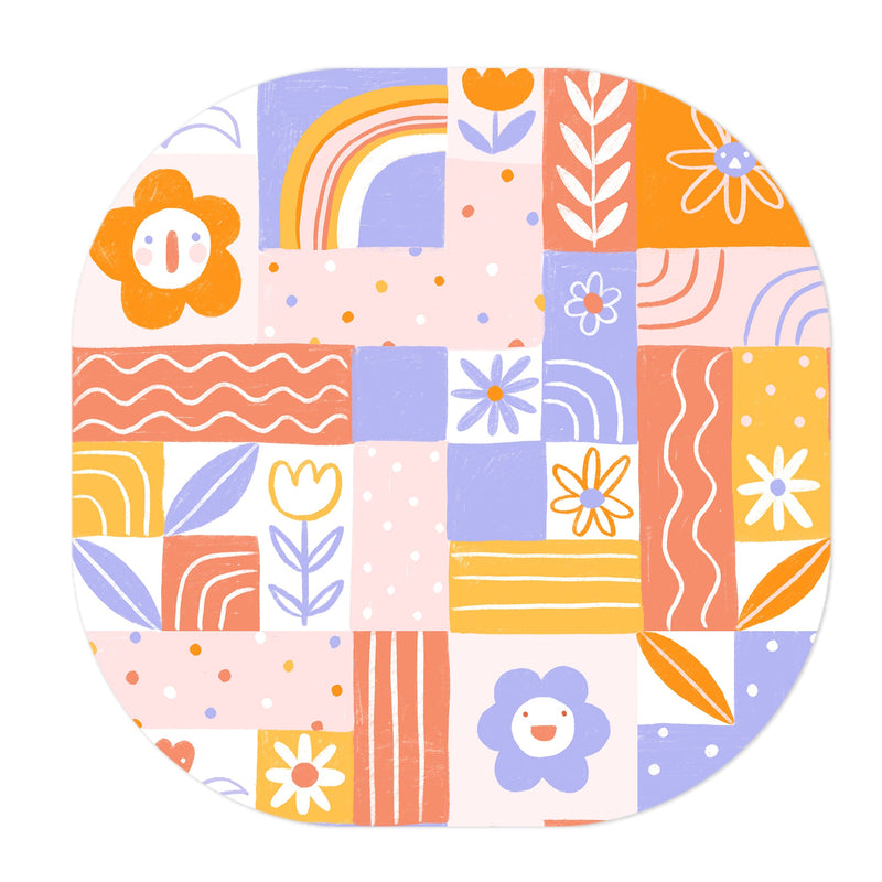 Peelz Wildflower Doodle Overpatch Tape - Pump Peelz Patch Medical Tape White Smoke 12-Pack (Set of 12 Patches),4-Pack (Set of 4 Patches),1-Single (One Patch)