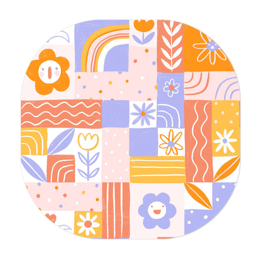 Peelz Wildflower Doodle Overpatch Tape - Pump Peelz Patch Medical Tape White Smoke 12-Pack (Set of 12 Patches),4-Pack (Set of 4 Patches),1-Single (One Patch)