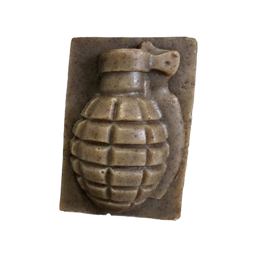 kbarsoapco Lather-neck Natural Grenade Soap (Sandalwood) Dim Gray