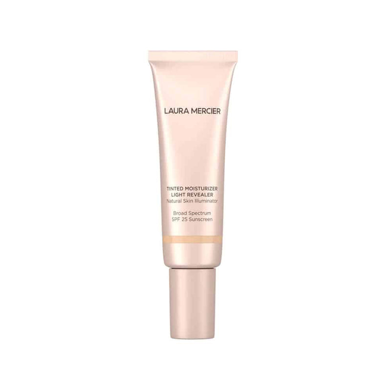 Nava Beauty Laura Mercier Tinted Moisturizer Light Revealer Natural Skin Illuminator SPF 25 White Smoke 1C0 Cameo