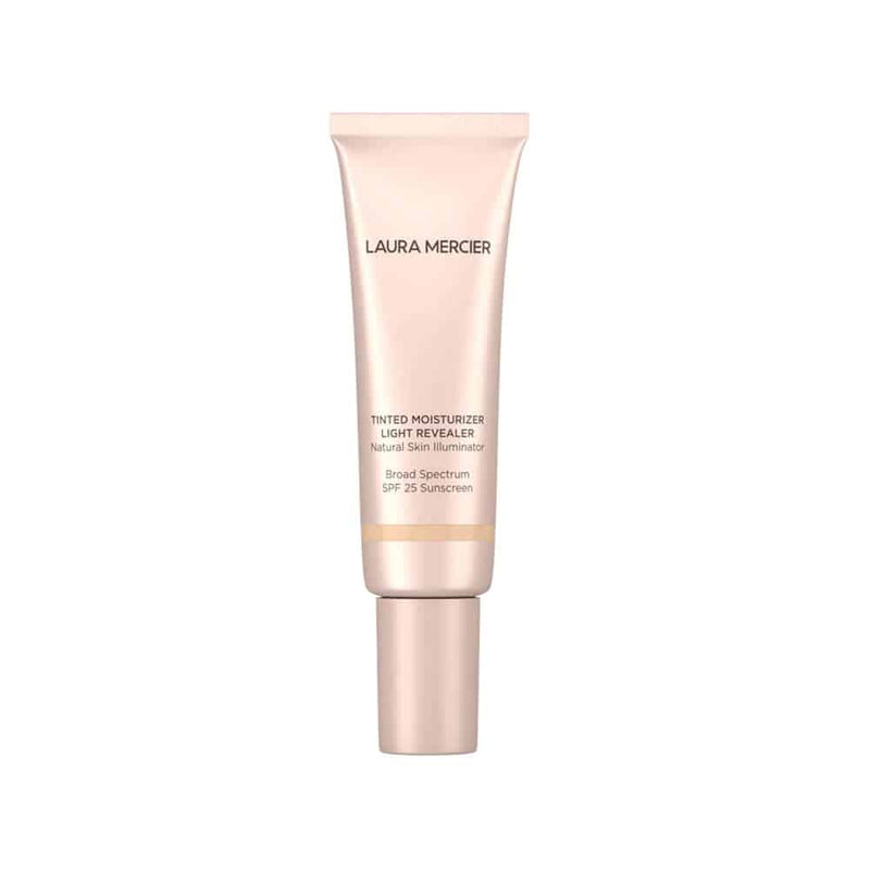 Nava Beauty Laura Mercier Tinted Moisturizer Light Revealer Natural Skin Illuminator SPF 25 White Smoke 0W1 Pearl